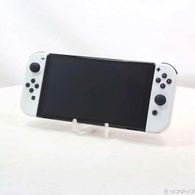 【中古】Nintendo Switch 有機ELモデル Joy-Con(L)／(R) ホワイト 【295-ud】