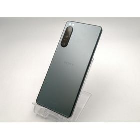 【中古】SONY au 【SIMフリー】 Xperia 5 IV 8GB 128GB SOG09 グリーン【ECセンター】保証期間１ヶ月【ランクB】