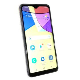 中古 samsung Galaxy A21 64GB ブラック SCV49 au