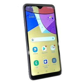 中古 samsung Galaxy A21 64GB ブラック SCV49 au