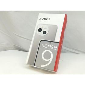 【未使用】SHARP 国内版 【SIMフリー】 AQUOS sense9 ホワイト 6GB 128GB SH-M29【札幌】保証期間３ヶ月