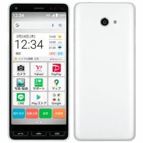 かんたんスマホ2+ A201KC ホワイト【Y!mobile版SIMフリー】 KYOCERA 当社3ヶ月間保証 中古 イオシス