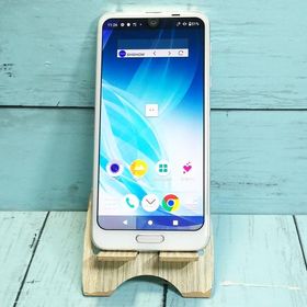 docomo AQUOS R2 SH-03K Platinum White 本体 白ロム SIMロック解除済み SIMフリー 969728
