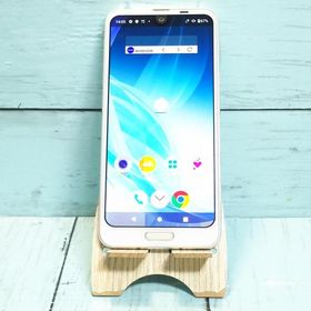 docomo AQUOS R2 SH-03K Platinum White 本体 白ロム SIMロック解除済み SIMフリー 099624