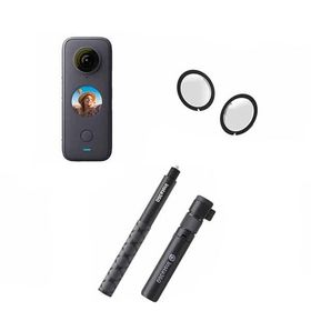 中古未開封品 360度アクションカメラ Insta360 ONE X2 Essential kit エッセンシャルバンドル CINSAAM/B
