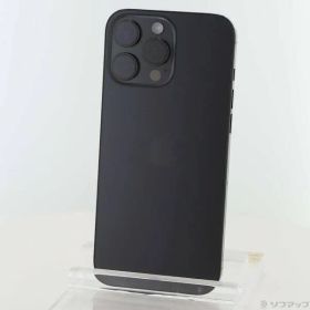 〔中古品〕 iPhone16 Pro Max 256GB ブラックチタニウム MYWG3J／A SIMフリー【377】