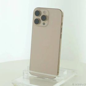 〔中古品〕 iPhone16 Pro Max 256GB デザートチタニウム MYWJ3J／A SIMフリー【377】