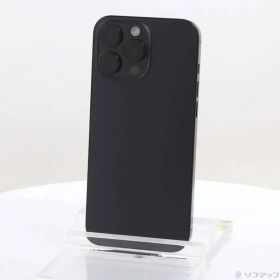 〔中古品〕 iPhone16 Pro Max 256GB ブラックチタニウム MYWG3J／A SIMフリー【344】