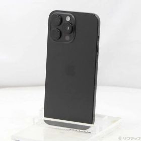 〔中古品〕 iPhone16 Pro Max 256GB ブラックチタニウム MYWG3J／A SIMフリー【276】
