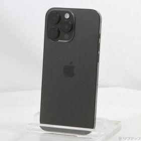 〔中古品〕 iPhone16 Pro Max 256GB ブラックチタニウム MYWG3J／A SIMフリー【258】