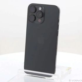 〔中古品〕 iPhone16 Pro Max 256GB ブラックチタニウム MYWG3J／A SIMフリー【377】