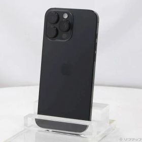 〔中古品〕 iPhone16 Pro Max 256GB ブラックチタニウム MYWG3J／A SIMフリー【348】