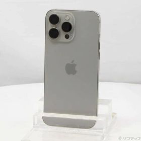 〔中古品〕 iPhone16 Pro Max 256GB ナチュラルチタニウム MYWK3J／A SIMフリー【344】