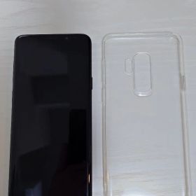 【SIMフリー】S9+ SCV39 黒 画面ガラス美品/判定○/電池良好