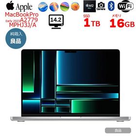 【中古パソコン】Apple MacBook Pro 14.2inch MPHJ3J/A A2779 Early 2023 TouchID OS [Apple M2 Pro 12コア メモリ16GB SSD1TB 無線 BT カメラ Silver 箱] :良品