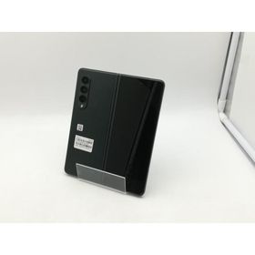 【中古】SAMSUNG au 【SIMフリー】 Galaxy Z Fold3 5G ファントムグリーン 12GB 256GB SCG11【神戸】保証期間１ヶ月【ランクB】