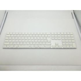 【中古】Apple Magic Keyboard（2017/テンキー付き/A1843） - 日本語（JIS） シルバー MQ052J/A【神戸】保証期間１週間
