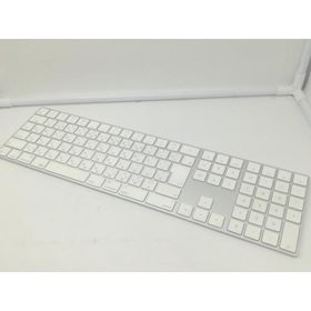 【中古】Apple Magic Keyboard（2017/テンキー付き/A1843） - 日本語（JIS） シルバー MQ052J/A【札幌】保証期間１週間
