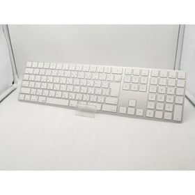 【中古】Apple Magic Keyboard（2017/テンキー付き/A1843） - 日本語（JIS） シルバー MQ052J/A【新宿2】保証期間１週間