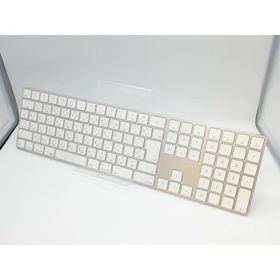【中古】Apple Magic Keyboard（2017/テンキー付き/A1843） - 日本語（JIS） シルバー MQ052J/A【京都】保証期間１週間