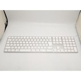 【中古】Apple Magic Keyboard（2017/テンキー付き/A1843） - 日本語（JIS） シルバー MQ052J/A【津田沼】保証期間１週間