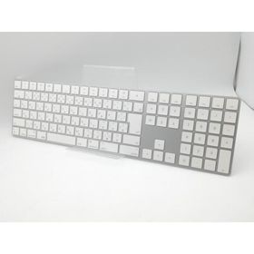 【中古】Apple Magic Keyboard（2017/テンキー付き/A1843） - 日本語（JIS） シルバー MQ052J/A【中野】保証期間１週間