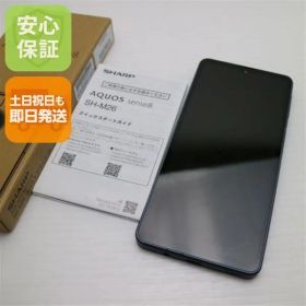 美品 SIMフリー AQUOS sense8 SH-M26 ブラック スマホ SHARP 即日発送 土日祝発送OK 02000