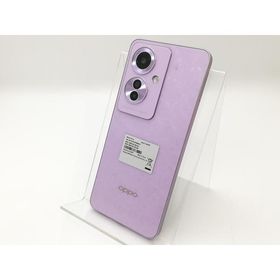 【中古】Oppo ymobile 【SIMフリー】 OPPO Reno11 A コーラルパープル 8GB 128GB【DS秋葉】保証期間１ヶ月【ランクA】