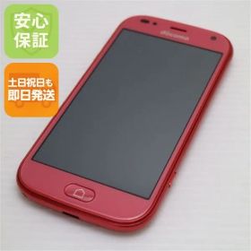新品同様 F-42A らくらくスマートフォン ピンク 即日発送 スマホ 白ロム 富士通 土日祝発送OK 07000
