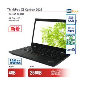 中古 ノートパソコン Lenovo レノボ ThinkPad X1 Carbon 2016 20FCA11FJP Core i5 メモリ：4GB 6ヶ月保証