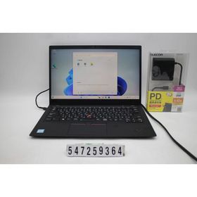 ノートパソコン Lenovo ThinkPad X1 Carbon 6th Gen Core i5 8350U 1.7GHz/8GB/256GB/FHD(1920x1080) タッチパネル/Win11 外装破損あり