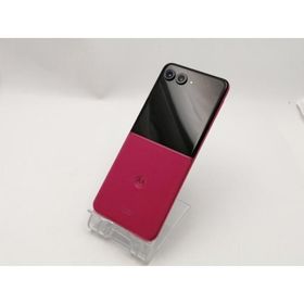 【中古】MOTOROLA IIJmio 【SIMフリー】 motorola razr 50 ultra ホットピンク 12GB 512GB【ECセンター】保証期間１ヶ月【ランクA】