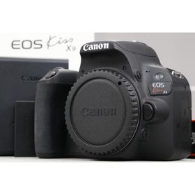 [良品] Canon EOS Kiss X9 ボディ ブラック [AFフレームの赤ランプが一部ぼやける症状あり｜バッテリー劣化なし]