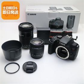 美品 EOS Kiss X9i ダブルズームキット ブラック 即日発送 一眼レフ Canon 本体 あすつく 土日祝発送OK