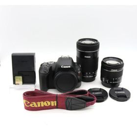 Canon デジタル一眼レフカメラ EOS Kiss X9 ブラック ダブルズームキット EF-S18-55mm/EF-S55-250mm付属 EOSKISSX9BK-WKIT