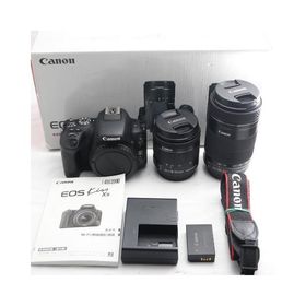 Canon デジタル一眼レフカメラ EOS Kiss X9 ブラック ダブルズームキット EF-S18-55mm/EF-S55-250mm付属 EOSKISSX9BK-WKIT