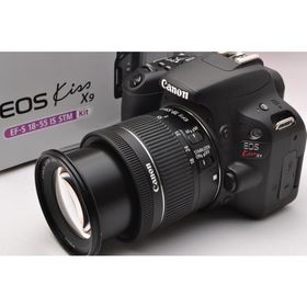 デジタル一眼レフ カメラ 中古 Canon キャノン EOS Kiss X9 レンズキット ブラック SDカード付き