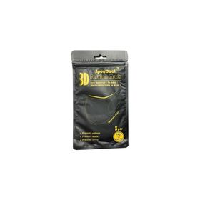 【カラー：グレーホワイト】 洗える 3Dファッション ウレタン マスク レギュラーサイズ (3枚入) 洗浄して再利用可能な立体マスク