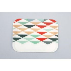 名入れ ロゴ入れ オリジナル/イベント 縁日 催物 抽選会 マスクレスト(抗菌加工)(トライアングル柄)