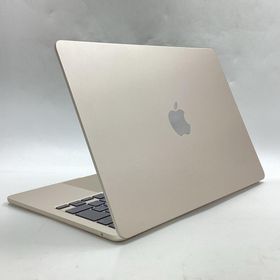 アップル(Apple)の【全額返金保証】【最速発送】Apple MacBook Air 13インチ 2022 Apple M2 8GB SSD 256GB スターライト 100% 超美品 動作確認済(ノートPC)