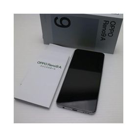 美品 OPPO Reno9 A ムーンホワイト SIMフリー スマホ OPPO 即日発送 あすつく 土日祝発送OK