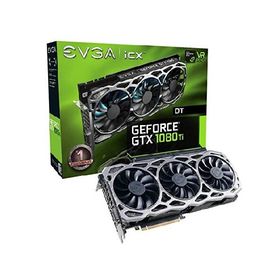 EVGA GeForce GTX 1080 Ti FTW3 DT Gaming 11GB GDDR5X iCXテクノロジー - 9 感熱センサー＆RGB LED G/P/M グラフィックカード (11G-P4-6694-KR)