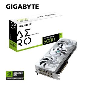 GIGABYTE｜ギガバイト GIGABYTE NVIDIA GeForce RTX 5080 GDDR7 16GBメモリ搭載 / PCI Express 5.0 グラフィックスボード GV-N5080AERO OC-16GD 返品種別B