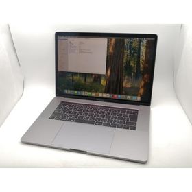 【中古】Apple MacBook Pro 15インチ Corei7:2.2GHz Touch Bar搭載 256GB スペースグレイ MR932J/A (Mid 2018)【千葉】保証期間１ヶ月【ランクC】