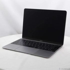 【中古】Apple(アップル) MacBook 12-inch Mid-2017 MNYG2J／A Core_i5 1.3GHz 8GB SSD512GB スペースグレイ 〔10.15 Catalina〕 【262-ud】