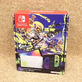 【中古 良品】Nintendo Switch 有機ELモデル スプラトゥーン3エディション HEG-S-KCAAA 本体 付属 完品(QJA826-1)