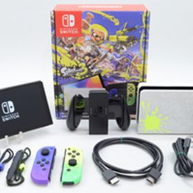 [中古]Nintendo Switch 有機ELモデル スプラトゥーン3エディション [Joy-Con オリジナルデザイン] HEG-S-KCAAA