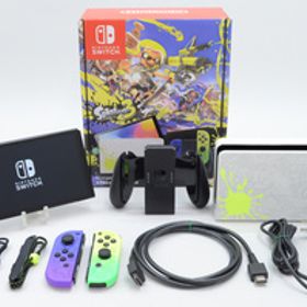 [中古]Nintendo Switch 有機ELモデル スプラトゥーン3エディション [Joy-Con オリジナルデザイン] HEG-S-KCAAA