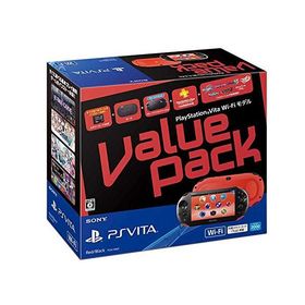 PlayStation Vita Value Pack Wi-Fiモデル レッド/ブラック【メーカー生産終了】