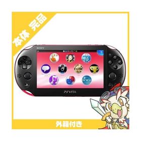 PSVita 2000 PlayStation Vita Wi-Fiモデル ピンク/ブラック (PCH-2000ZA15) 本体 完品 外箱付 PlayStationVita SONY ソニー 中古